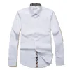 Men's Dress Shirt Fashion Handbags have leisure Top Pony quality Embroidered shirt Long sleeve casual business Clothing Longs Shirts Asian size multi-color M-3XL #26