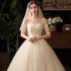 Other Wedding Dresses Sexy Illusion O Neck Half Sleeve Dress Lace Applique Plus Size Custom Made Slim Bridal Gown Vestido De Noiva LOther