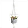 New Arrival Good Quality Rame Plant Hanger Pot Holder C0125 Drop Delivery 2021 Racks Kitchen Storage Organization Housekee Home Garden T4W