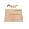 10 Pcs Combination Paper Frame With Clips And 2.2M Rope 6 Inch Wall Po Diy Hanging Picture Album Home Decoration Drop Delivery 2021 Frames M