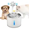 Fontaine d'eau automatique pour chat, bol à boire pour chien avec capteur de mouvement infrarouge, distributeur d'alimentation, adaptateur d'alimentation d'éclairage LED 220323