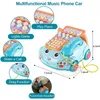 Детские игрушки 0 12 месяцев Montessori Musical Piano Phone Toys для Baby Girl 13 24 месяца мобильные телефонные игрушки для детей от 2 до 4 лет 220706