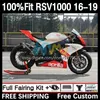 Injection mold Body For Aprilia RSV4 RSV 1000 RSV-1000 RSV1000R 16-19 Bodywork 5DH.53 RSV1000 R RR 16 17 18 19 RSV1000RR 2016 2017 2018 2019 OEM Fairing pearl white