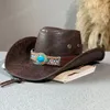 Capéu de cowboy ocidental para homens de alta qualidade para homens Autumn inverno