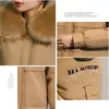 Frauen Graben Mäntel Baumwolle Verdicken Warme Winter Jacke Frauen Beiläufige Kurze Parkas Pelz Futter Mit Kapuze Mujer Mantel Kleidung C05Women's