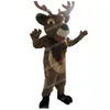 Cadılar Bayramı Kürk Elk Maskot Kostüm Yüksek Kaliteli Karikatür Karakter Kıyafetleri Takım Yetişkinler Boyut Noel Karnaval Partisi Açık Mekan Kıyafet Reklam Takımları