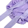 Neu!! Frauen Satin Solide Schlaf Hut Nacht Schlaf Kappe Haarpflege Motorhaube Schlummertrunk Für Frauen Männer Unisex Kappe Bonnet De Nuit dusche