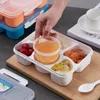 Draagbare magnetron lunchboxen fruitvoedselcontainer opbergdoos buiten picknick lunchbox Bento Box 20220610 D3