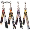 Keychains Tokyo Revengers Ribbon Keychain Key Capitelards Cosplay Badge Id Cartomers Titulares Pescoço Teclate Tecking Telefone Acessórios pendentes de anime FR