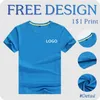 NSLP Summer Short Sleeve T Shirt Solid Color Simple Cortile Par Top bekväm tyg DIY DIN EXKLUSIV 220614