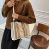 Borse Borsa da donna di grande capacità caduta versatile nuova borsa a tracolla per pendolari in tela