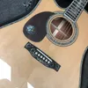 Niestandardowy 41-calowy wycięty dreadnought Lefty Abalone Binding Acoustic Guitar Guitar Style 550a Dunadhole Guitar Guitar