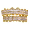 Gold Teeth Hip Hop Bottom Grills Dental Mouth Teeth Caps Cosplay Party Tooth Rapper Jewelry