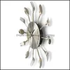 Horloges murales Décor à la maison Couverts de jardin Cuisine moderne Salon Cuillère Fourchette Couteau Mécanisme d'horloge Design Art 21Hr V Drop Livraison 2021 1EZ