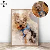 Пользовательские произведения искусства картинка Pernorce Portrait Abstract Wall Art Art Felavers Friend Friend Unicy Anniversary Dist Decor 220614