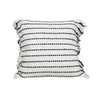 Plus Cushion Tampa 50x50cm Tassels travesseiros Mostarda marfim preto algod￣o Capas de travesseiros decorativos para capa de sof￡ 220816