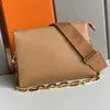 حقيبة كتف مصمم من Coussin MM من الجلد الطبيعي للنساء 5A سلسلة عالية الجودة Crossbody M57783