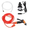 Water Gun & Snow Foam Lance Set 12V Portable High Pressure Pump Electric Washer Kit For VehicleWater