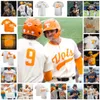 NCAA Custom Tennessee Volunteers Baseball Jersey 1 Drew Gilbert 2 Jorel Ortega 4 Seth Stephenson 5 Logan Steenstra 6 Evan Russell 7 Christian Moore 8 Christian Scott