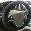 Steering Wheel Covers Car Cover Breathable Non-Slip Elastic Inner Ring Suitable For 36-40 Cm Diameter Black AccessoriesSteering