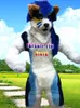 Fursuit Husked Husked Dog Fox Wolf Mascot Traje Furset Adulto Personagem De Banda Desenhada Dia das Bruxas Party Party Set # 128