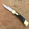 brass folding knife