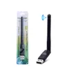 Scheda di rete wireless MT7601 da 150 Mbps Adattatore WiFi mini USB LAN Ricevitore Wi-Fi Dongle Antenna 802.11 b/g/n per PC Windows