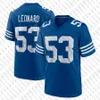 Anthony Richardson Jonathan Taylor Custom Football Jerseys Darius Leonard Stephon Gilmore Kenny Moore Alec Pierce Deforest Buckner Quenton Nelson Grover Stewart