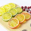 Party Supplies Plastic Lemon Slices Christmal Decorations For Home Artificial Fruit Scrapbooking Kids Toys Wedding Decoration 20220606 D3