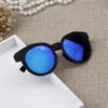 Enfants coloré miroir réfléchissant lunettes de soleil enfants garçon fille bébé UV400 lunettes nuances lunettes 220705