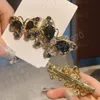 Cute Double Butterfly Hair Clips For Women Girl Full Rhinestone Hairpins Barrettes Duckbill Clip Hair Accessories