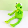 40 cm Kermit Grenouille Sesame Street Grenouilles Le Muppet Show Jouets Anniversaire De Noël En Peluche Poupée En Peluche pour Enfants 220701