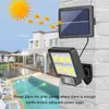 Светодиодная солнечная сплит -настенная лампа режим водонепроницаемых датчиков