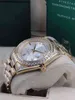 orologio di lusso Data Gmt Diamond Watch Uomo Elegante quadrante oro Calendario Bracciale Fibbia pieghevole Master Luxury s Es Designer