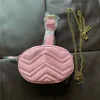 Çocuk Deaigner Çanta Fanny Paketleri Moda Toz Çanta Sıcak Satış Çocukları Kızlar Yüksek Kaliteli Klasik Omuz Çanta Zinciri ve PU 2pcs Straps Cüzdanlar Beyazout Kutusu