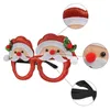 Julekorationer Merry Santa Claus Snowman Frame Glasses Kids Toy Party 2022 Year Decorchristmas