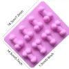 Silicone Ice Mold Funny Candy Biscuit Ice Mold Tray Bachelor Party Jelly Chocolate Cake Mold Household 8 Holes Baking Tools Mould F0623W2