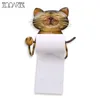 Porte-serviettes en papier chat Vintage en fonte chien porte-papier toilette support organisateur de salle de bain étagères de suspension pour support de rangement mural T203456757