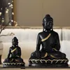 樹脂の彫像bouddha大きな仏装飾家の装飾仏像家の装飾アクセサリーリビングルーム仏figurineT200619のための装飾アクセサリー