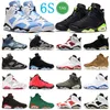6S Basketball Chaussures 6 Mens Electric Green Unc Carmin Black infrarouge Flint Flinker Olive Gatorade Bordeaux Hare Trainers Sports Sneakers