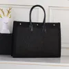 2023 Den nya OP Quality Tote Bag Eegant Leather Canvas Business Handbag Shoulder 509415