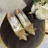 Luxury Dress Shoes Designer Rhinestone Sequins 5 7 9CM Sexy Stiletto Heels Bridal Wedding Silver Crystal Pumps With Box