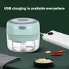 100/250 ml Elektrische Mini Knoblauch Brecher Tragbare Chopper USB Lade Ingwer Chili Gemüse Stampfer Maschine Küche Werkzeug