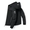 남자 재킷 남성 까마귀 바람막이 자켓 재킷 패션 단색 의류 거리 착용 가벼운 후드 mens 스포츠 스타일 코트 후드맨스