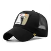 Bollkåpor Hela 2022 Spring and Summer Mesh Truker Hat Ladies Cotton Sun Cap Man Hiphop Punk Rock Snapback Baseball5734437