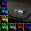 1PC Mini USB LED Auto Lichter Innen Neon Atmosphäre Umgebungs Helle Lampe Dekorative Licht Universal PC Tragbare Plug & Play Autos Zubehör