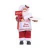 Dekoracje świąteczne na przyjęcie świąteczne Znakomity festiwal Prezent 30 cm Perfect Portable Santa Doll Claus Figurine Ornamentchristmas