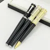 Yamalang Milky White Black Series Ballpoint Pennor Roller Pen Fountain Pen Office Stationery School Supplies Pen Luxury Gift Högsta kvalitet