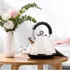 MR7076A Electric Electric Little 1.5L Lavel Stains Stefly Boriler 2200W Underpan Teapot Home Off Coffee Pot