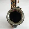 Estrutura original em níquel ouro 992 preto de alta qualidade B-key bending profissional saxofone de alta frequência tom profissional SAX